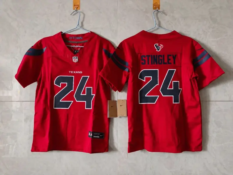 HOUSTON TEXANS DEREK STINGLEY BATTLE RED JERSEY