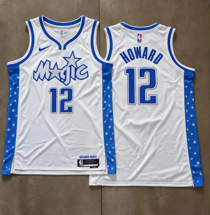 Orlando Magic Dwight Howard White Jersey