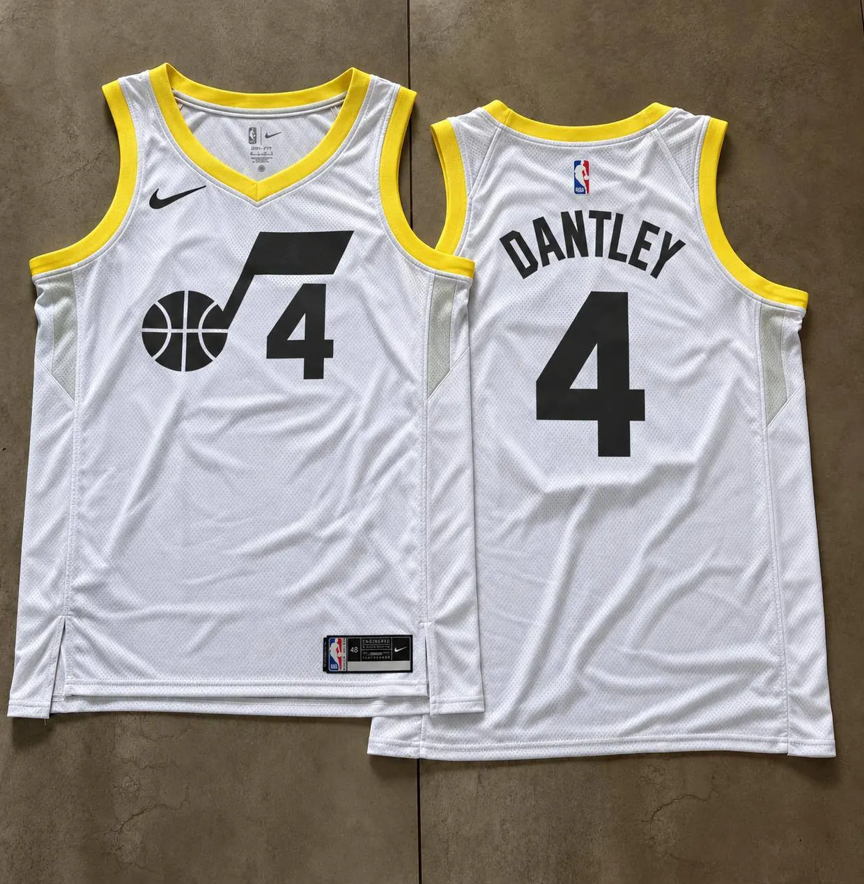 Utah Jazz Adrian Dantley White Jersey
