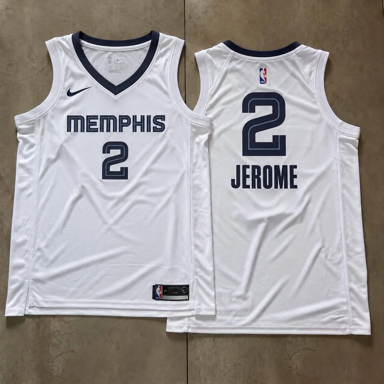 Memphis Grizzlies Ty Jerome White Jersey