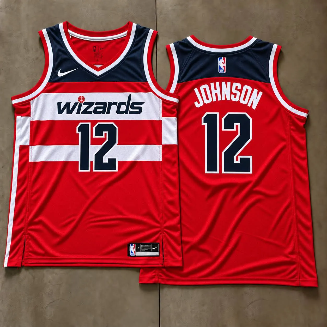 Washington Wizards Tre Johnson Red Jersey