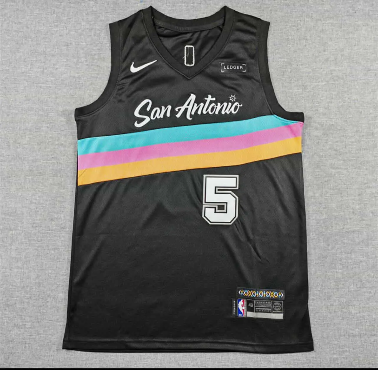 Stephon Castle San Antonio Spurs Basketball Jersey