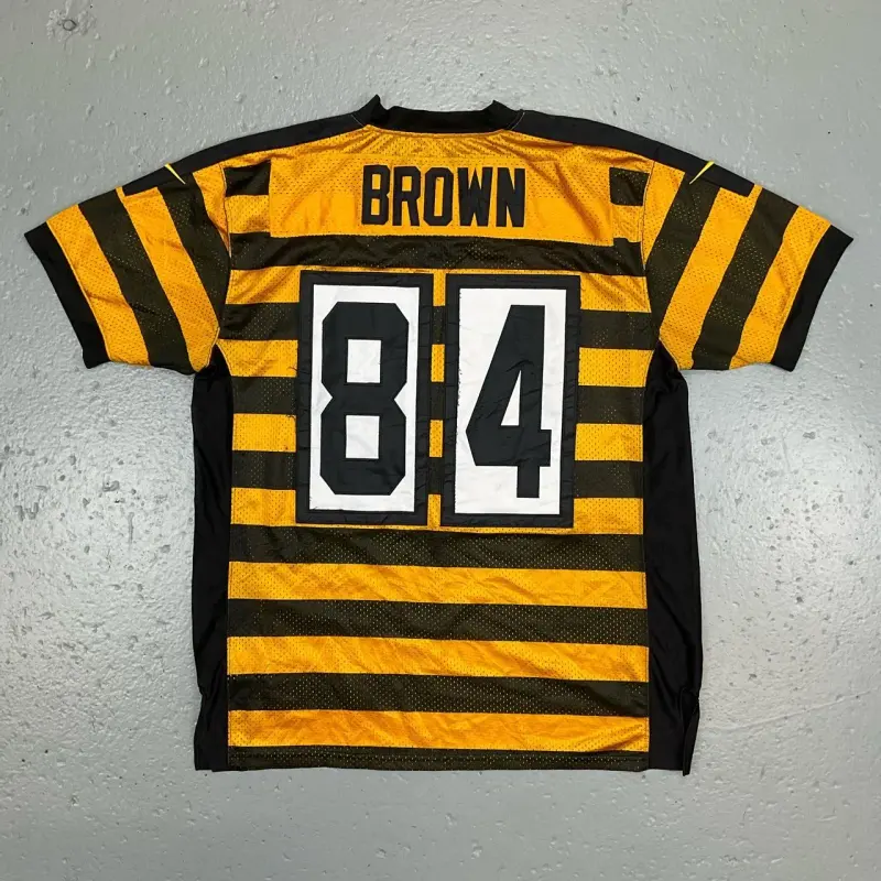 PITTSBURGH STEELERS ANTONIO BROWN YELLOW JERSEY
