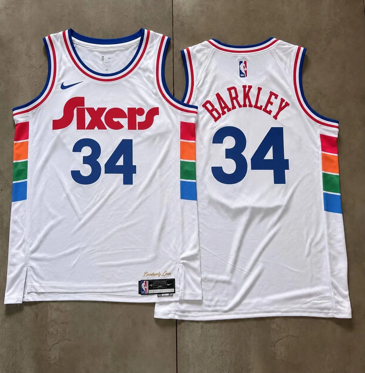 White and Multicolor