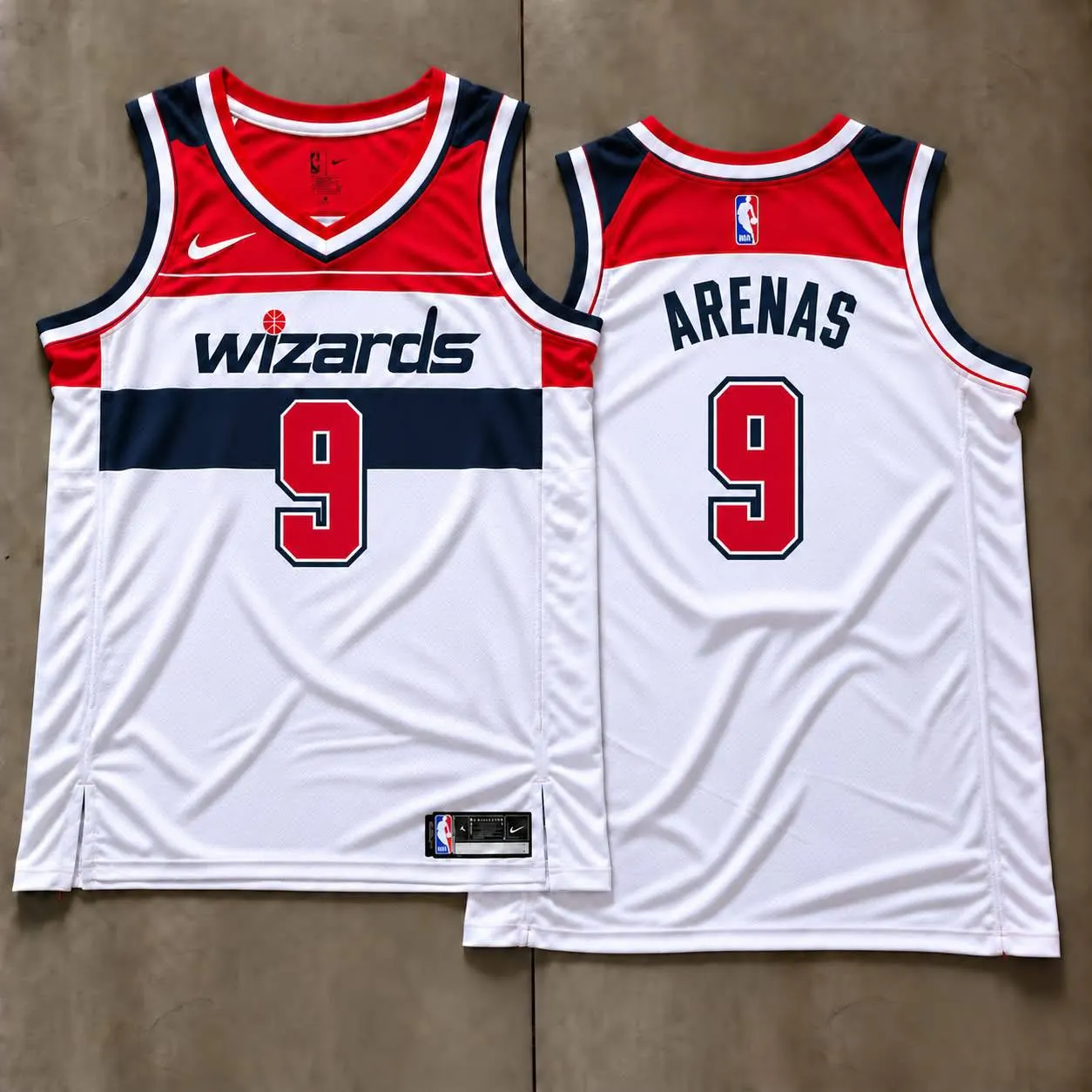 Washington Wizards Gilbert Arenas White Jersey