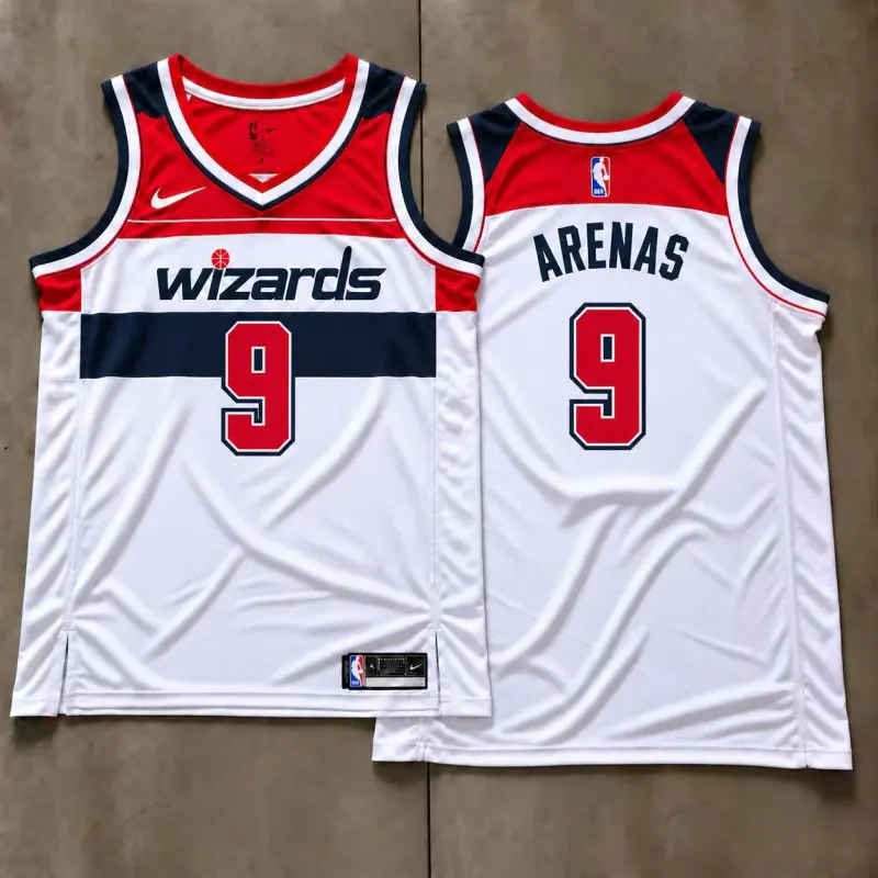 Washington Wizards Gilbert Arenas White Jersey
