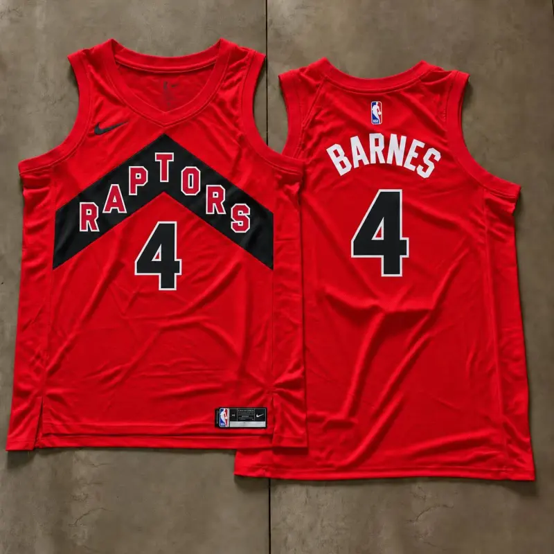 Toronto Raptors Scottie Barnes Red Jersey