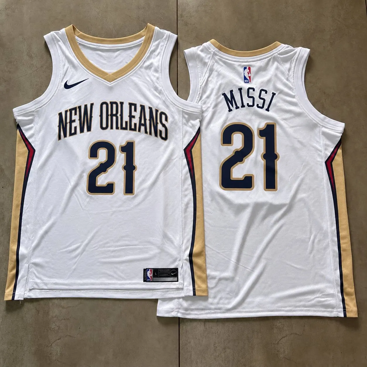 New Orleans Pelicans Yves Missi White Jersey