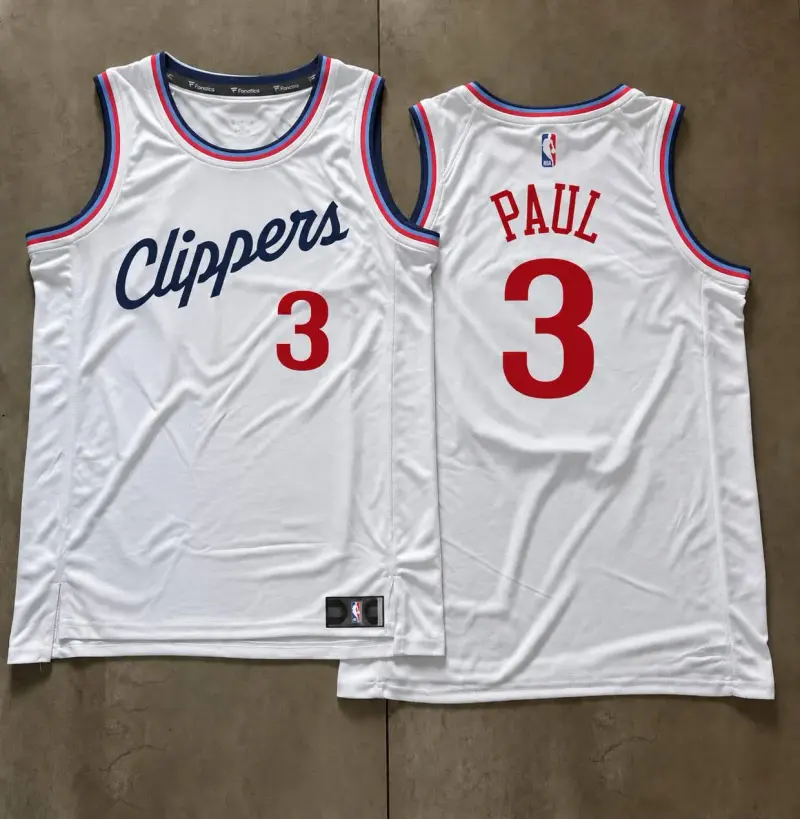 Los Angeles Clippers Chris Paul White Jersey
