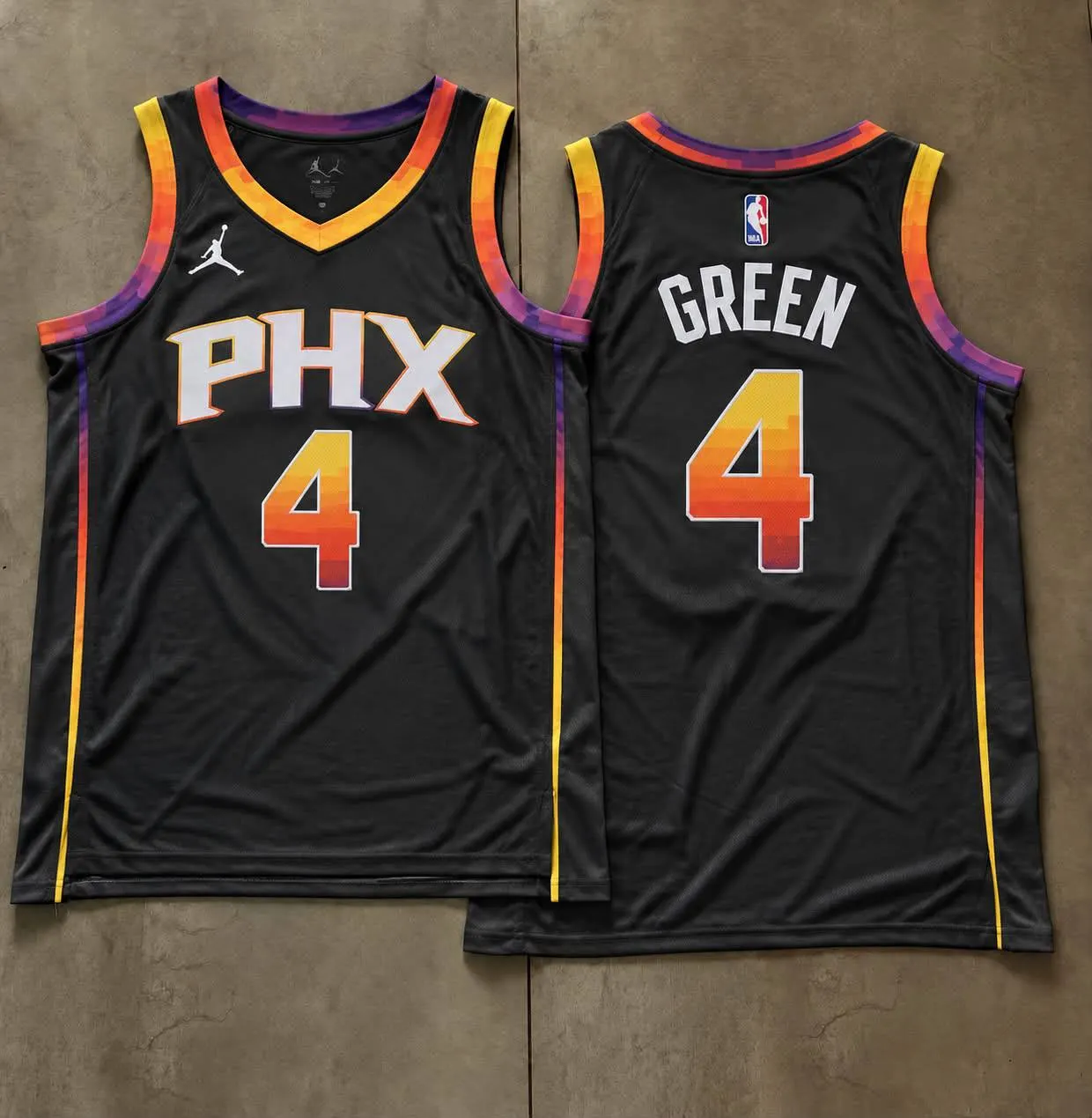 Phoenix Suns Jalen Green Black PHX Jersey