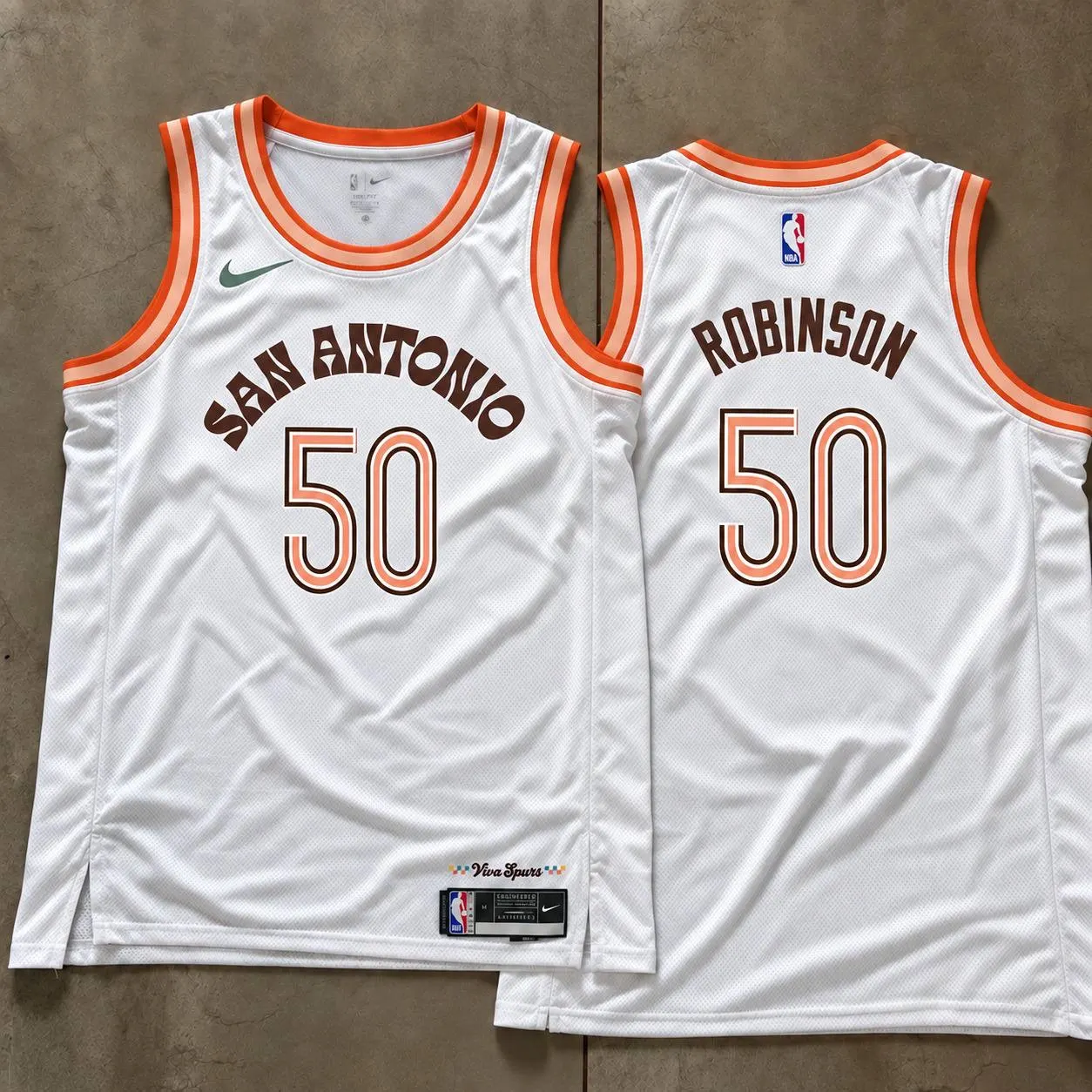 White and Orange