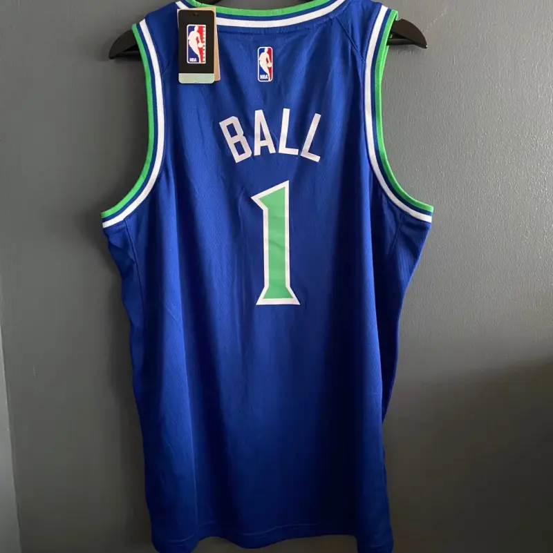 MINNESOTA TIMBERWOLVES LAMELO BALL BLUE JERSEY