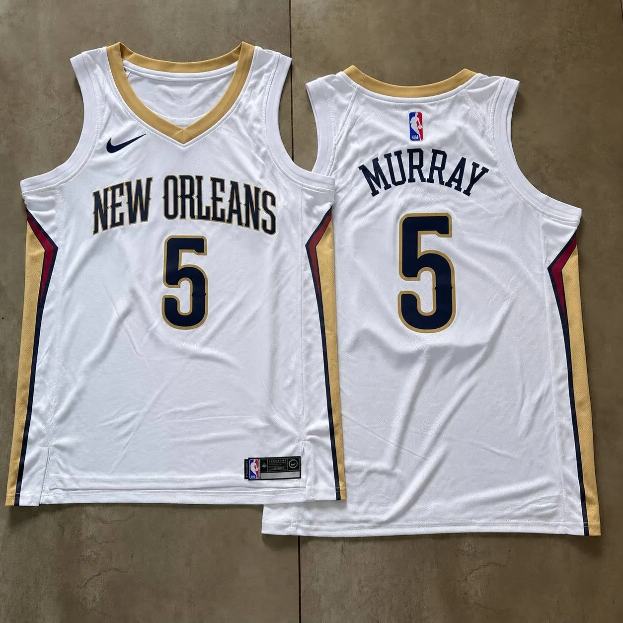 New Orleans Pelicans Dejounte Murray White Jersey