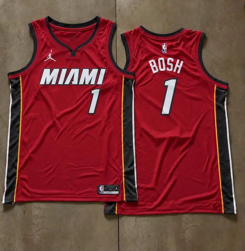 Miami Heat Chris Bosh Red Jersey