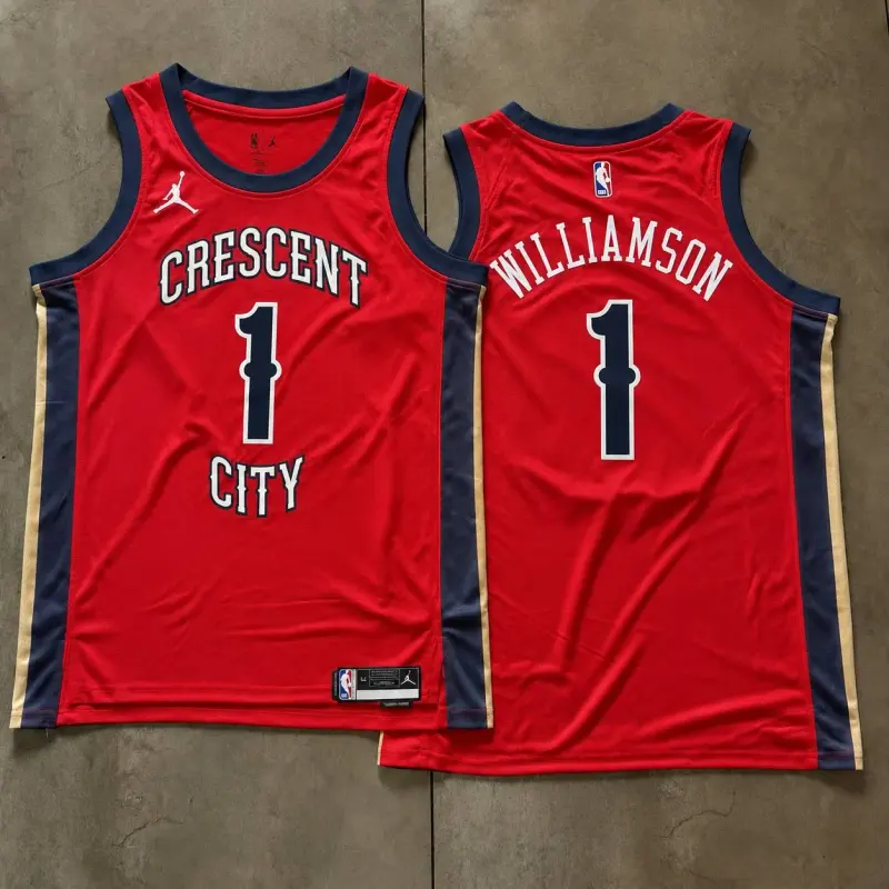 New Orleans Pelicans Zion Williamson Red Jersey