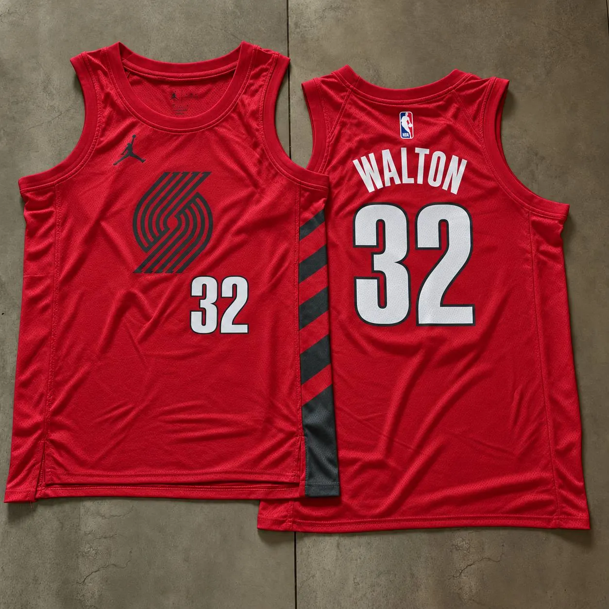 Portland Trail Blazers Bill Walton Red Jersey