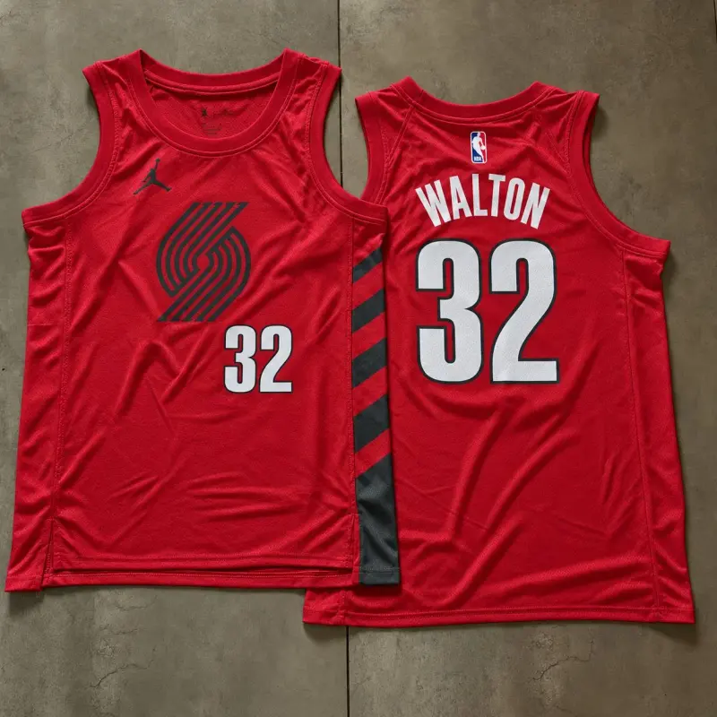 Portland Trail Blazers Bill Walton Red Jersey
