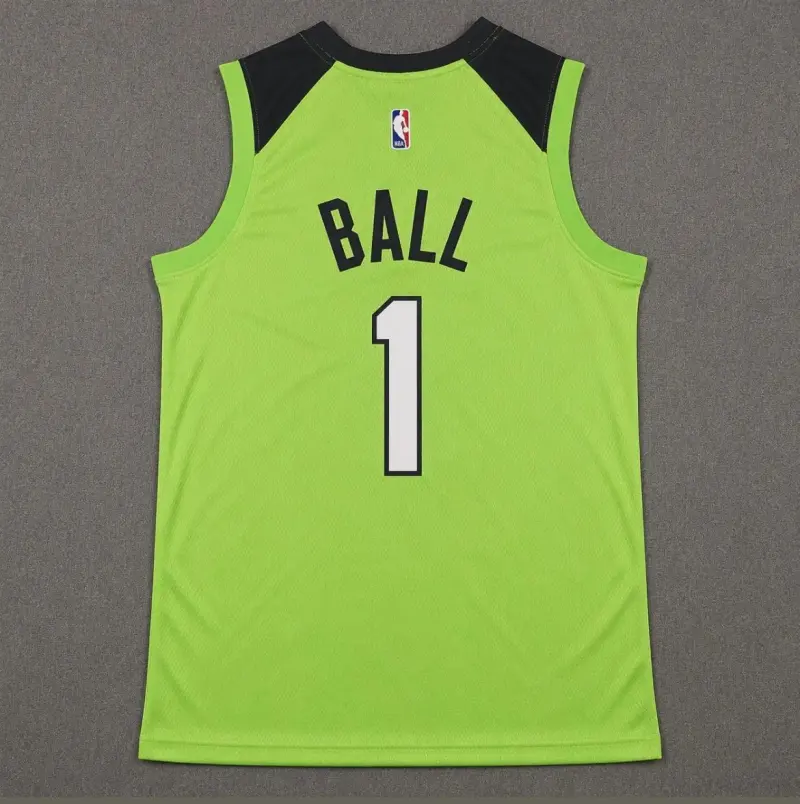 MINNESOTA TIMBERWOLVES LAMELO BALL GREEN JERSEY