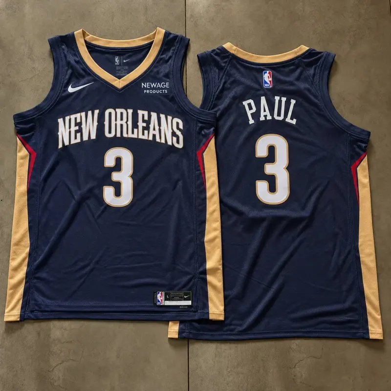 New Orleans Pelicans Chris Paul Navy Jersey