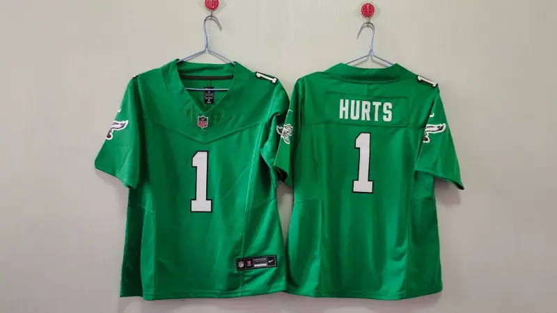 PHILADELPHIA EAGLES JALEN HURTS KELLY GREEN JERSEY