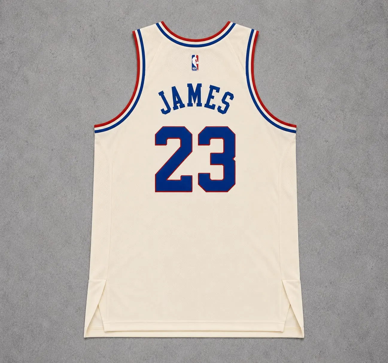 PHILADELPHIA 76ERS LEBRON JAMES CREAMSICLE JERSEY