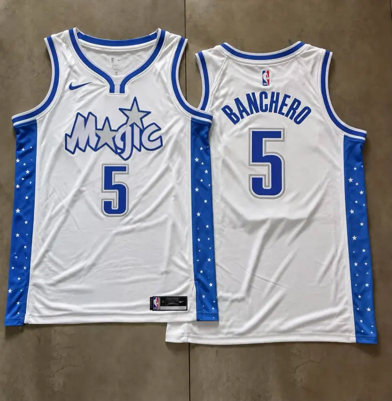 Orlando Magic Paolo Banchero White Jersey
