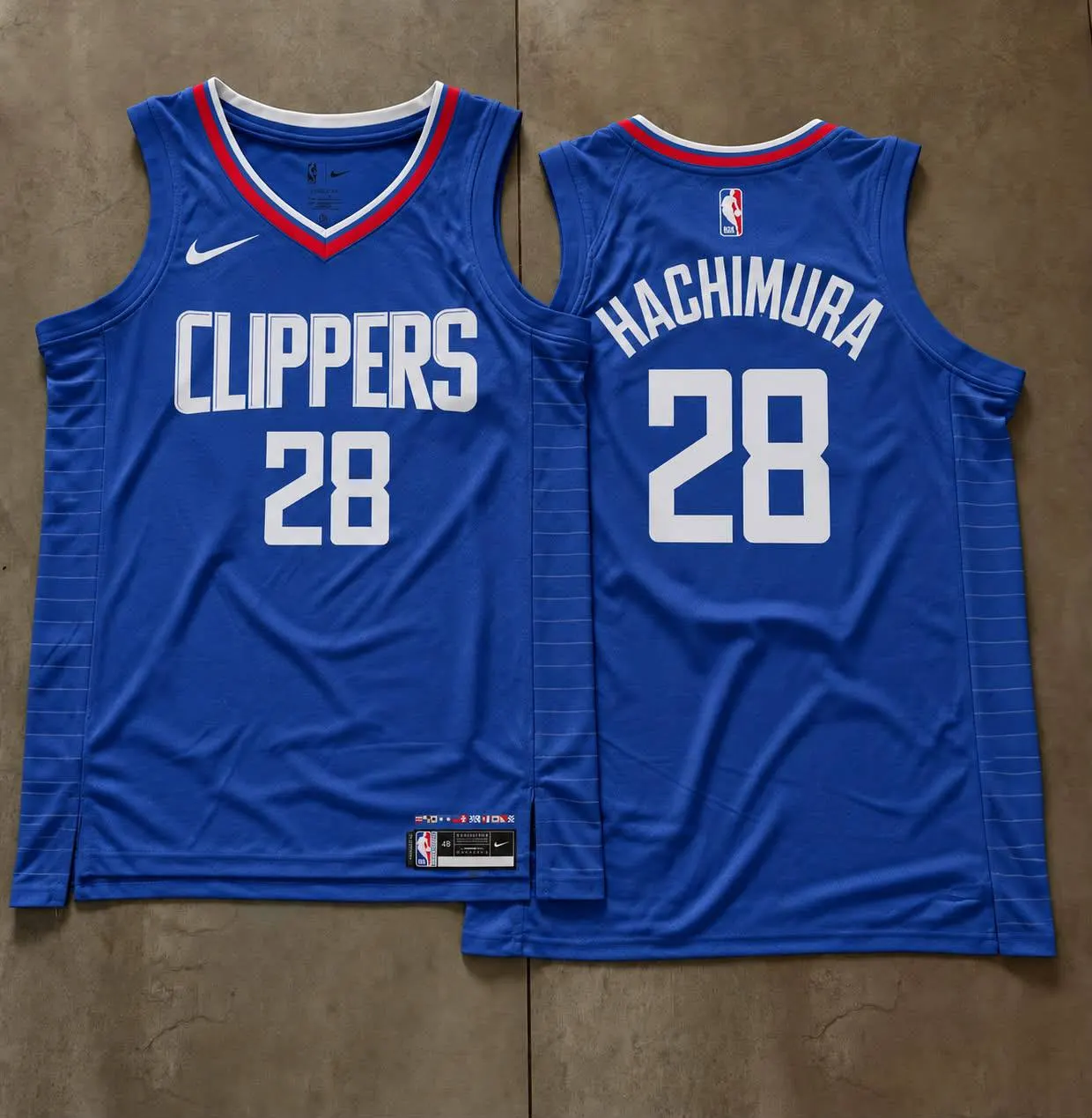 Los Angeles Clippers Rui Hachimura Blue Jersey