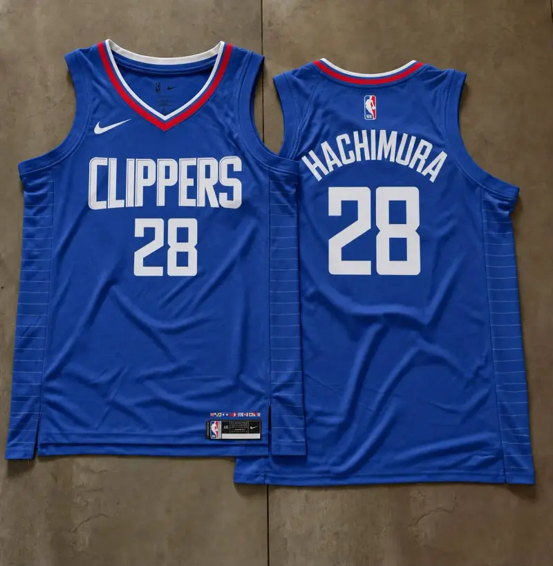 Los Angeles Clippers Rui Hachimura Blue Jersey