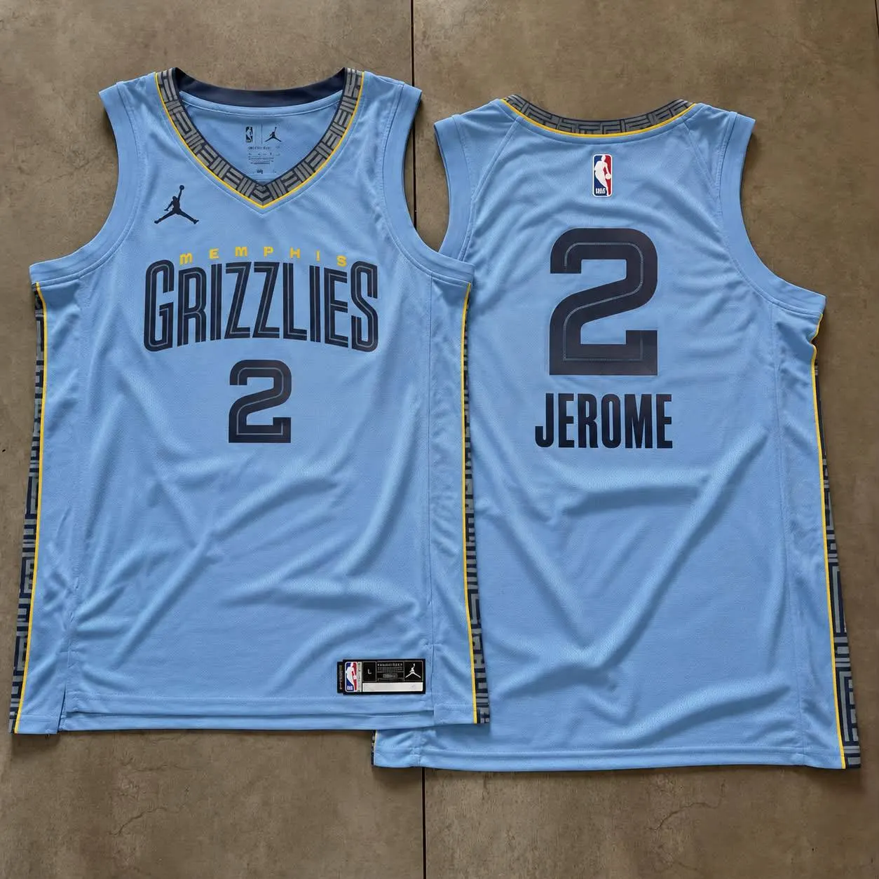 Memphis Grizzlies Ty Jerome Light Blue Jersey