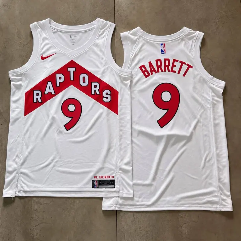 Toronto Raptors RJ Barrett White Jersey