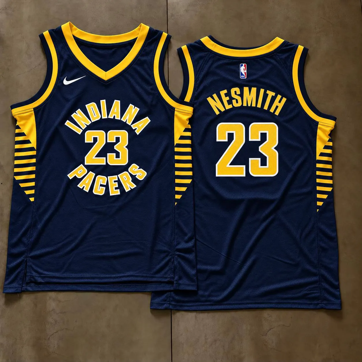 Indiana Pacers Aaron Nesmith Navy Jersey