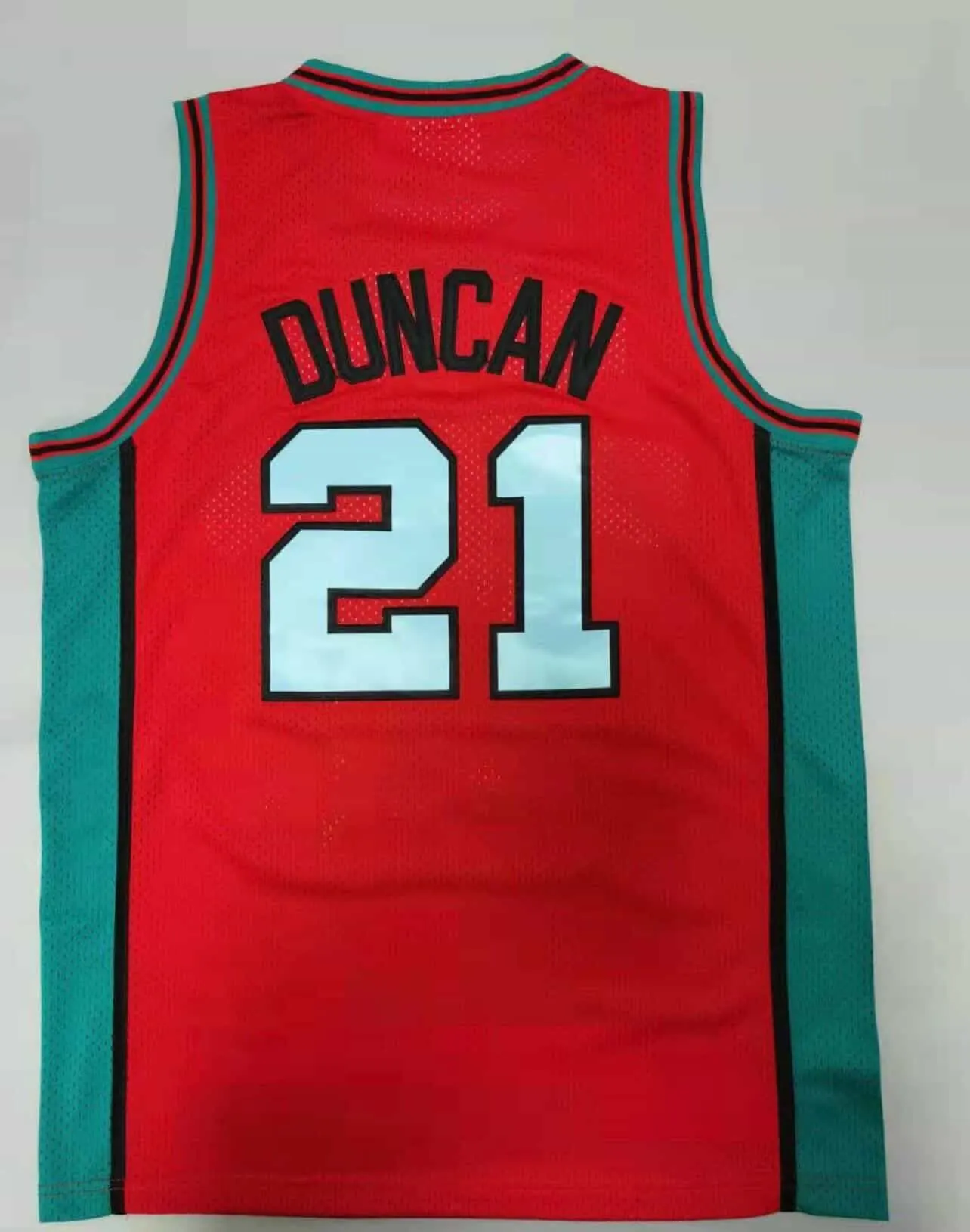 Tim Duncan San Antonio Spurs Basketball Jersey