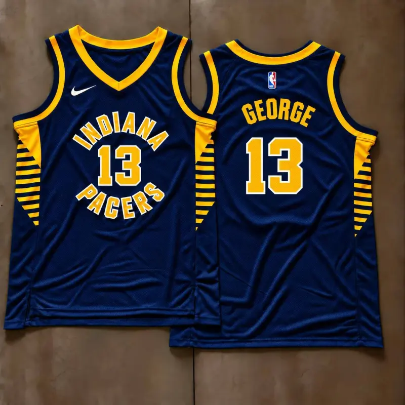 Indiana Pacers Paul George Navy Jersey