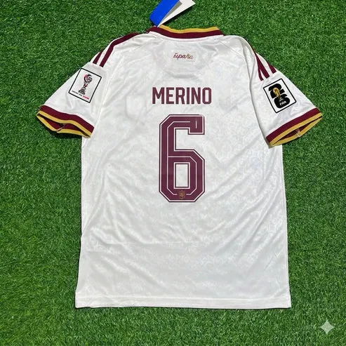 2026 WORLD CUP MIKEL MERINO TEAM SPAIN WHITE JERSEY