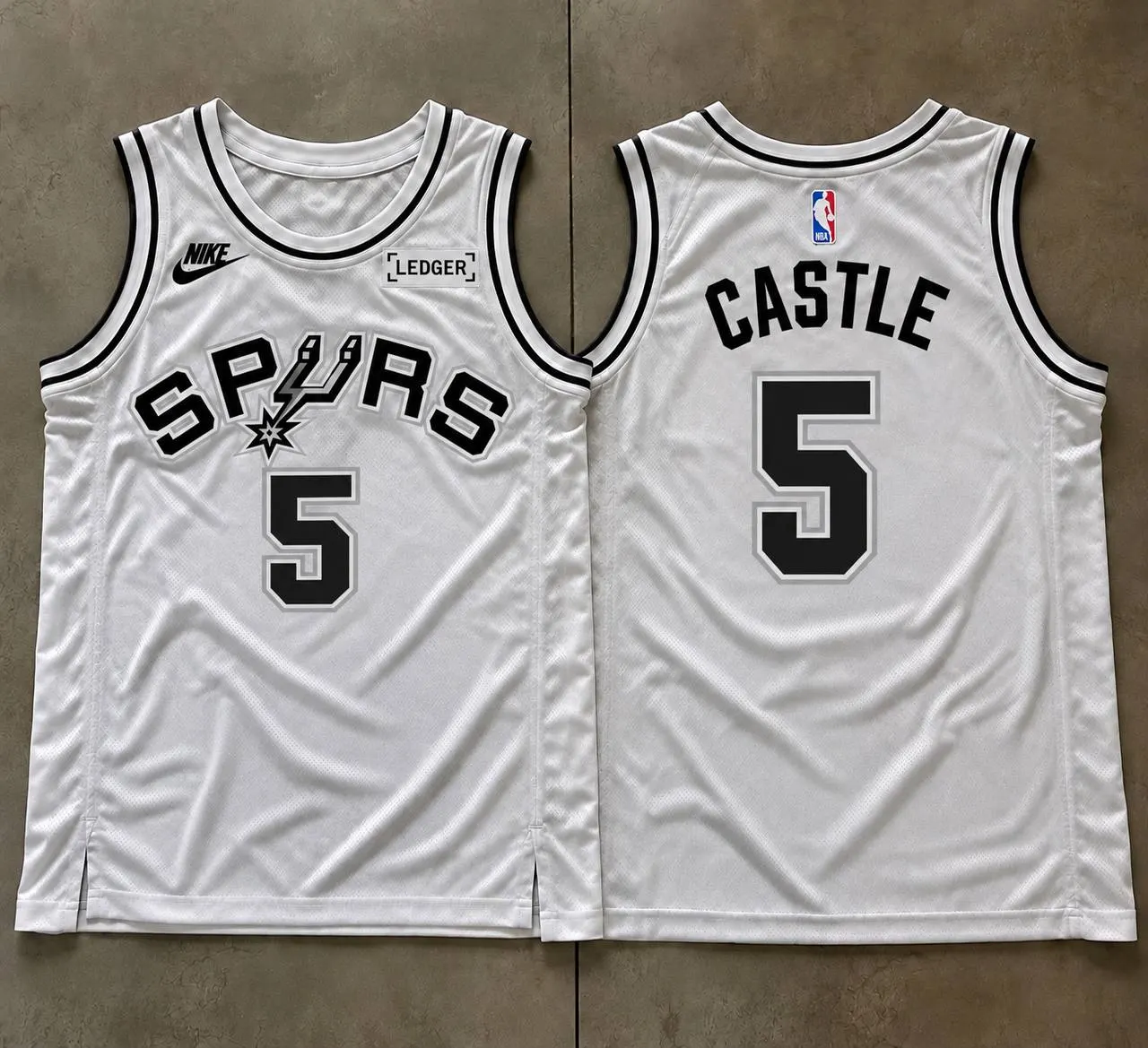 San Antonio Spurs Stephon Castle New Jersey