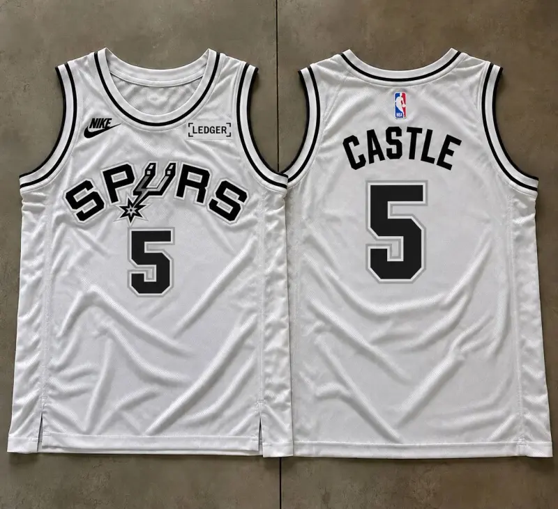 San Antonio Spurs Stephon Castle New Jersey