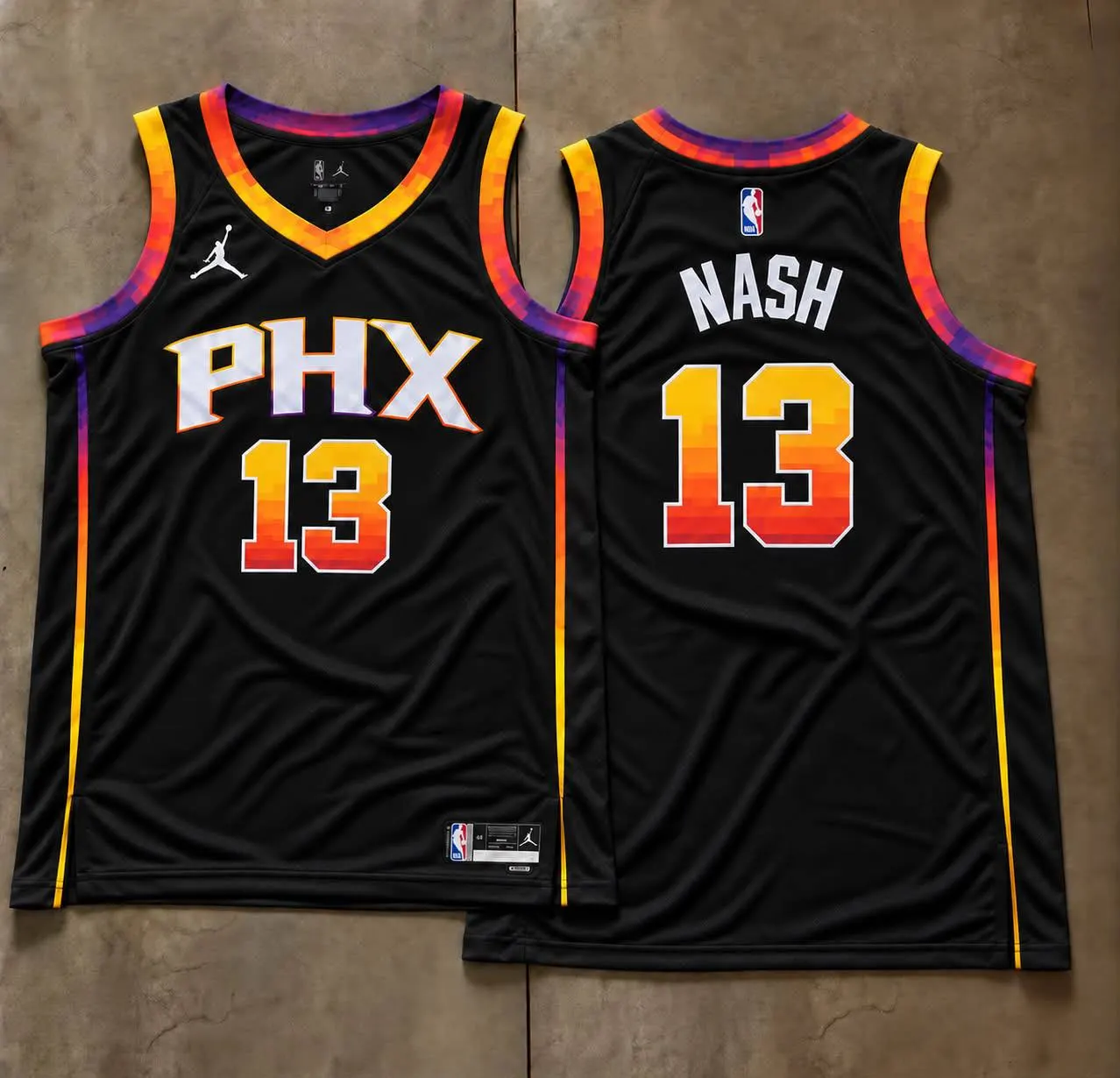 Phoenix Suns Steve Nash Black PHX Jersey