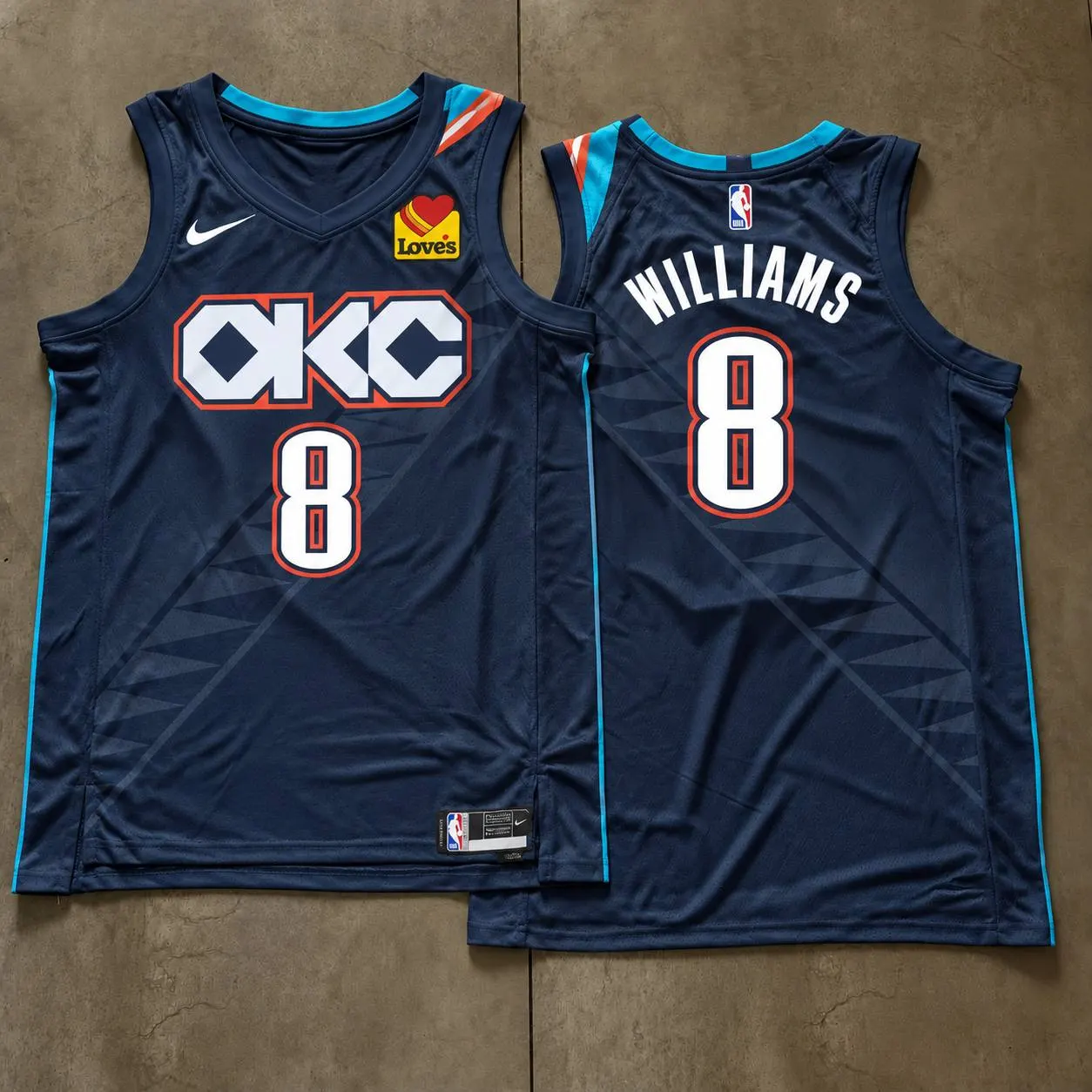 Oklahoma City Thunder Jalen Williams Navy Jersey