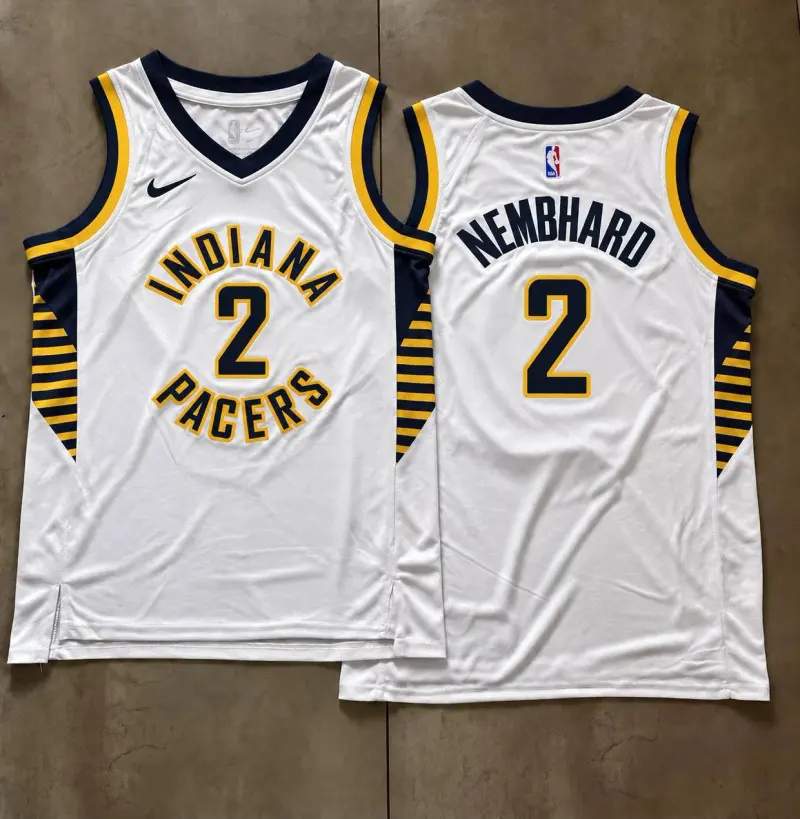 Indiana Pacers Andrew Nembhard White Jersey