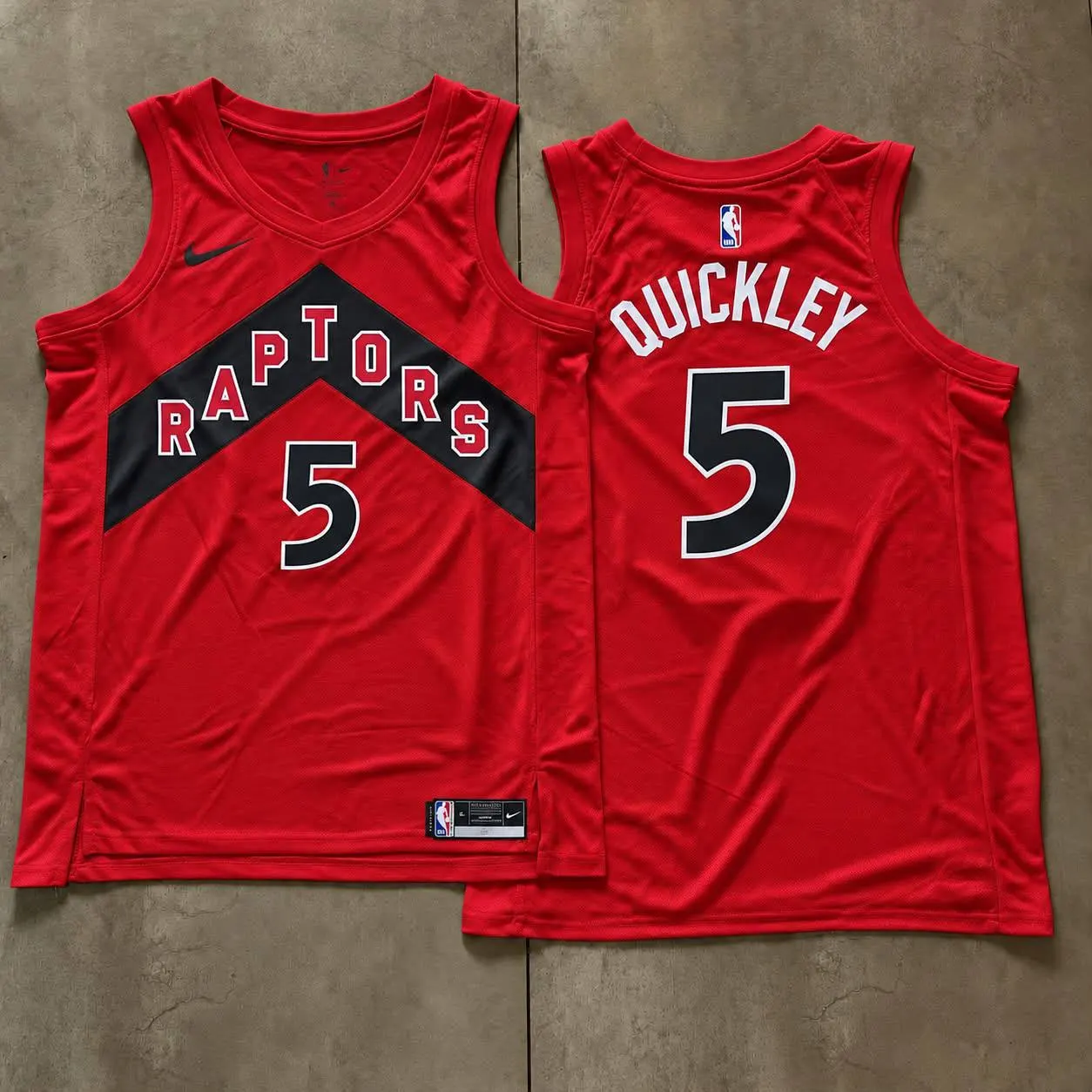 Toronto Raptors Immanuel Quickley Red Jersey