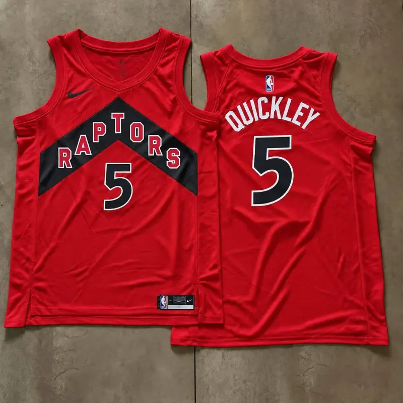 Toronto Raptors Immanuel Quickley Red Jersey