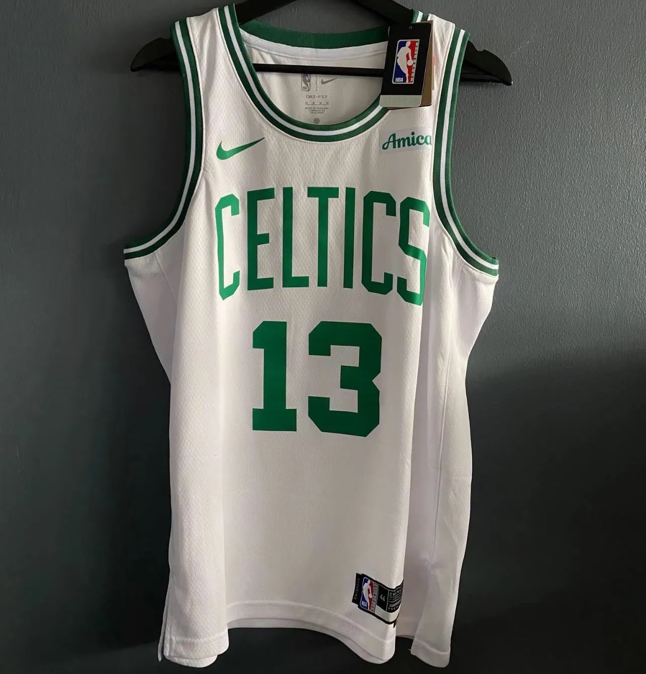BOSTON CELTICS PAUL GEORGE WHITE JERSEY