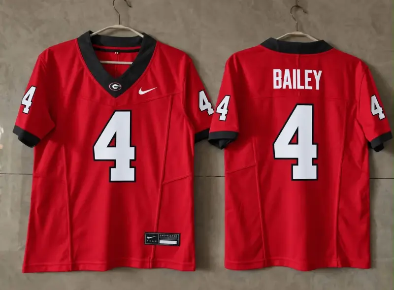 GEORGIA BULLDOGS CHAMP BAILEY RED JERSEY