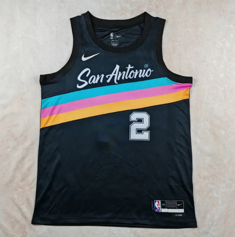 SAN ANTONIO SPURS DYLAN HARPER BLACK JERSEY