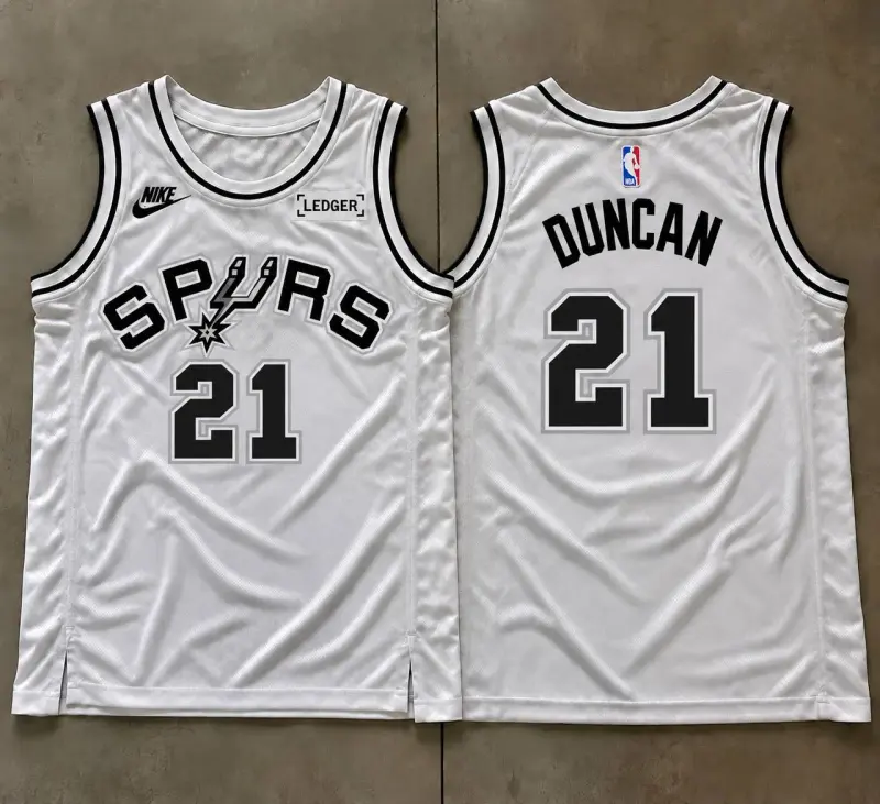 San Antonio Spurs Tim Duncan New Jersey