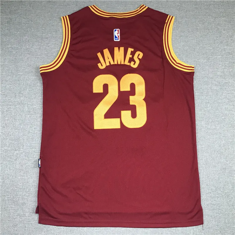 CLEVELAND CAVALIERS LEBRON JAMES MAROON VINTAGE JERSEY