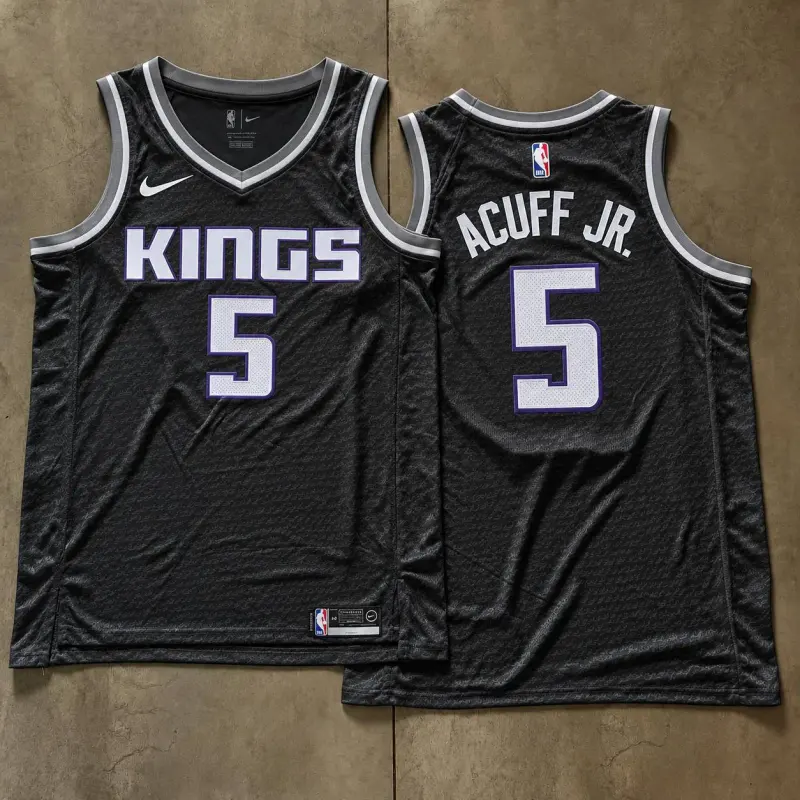 Sacramento Kings Darius Acuff Jr. Charcoal Jersey