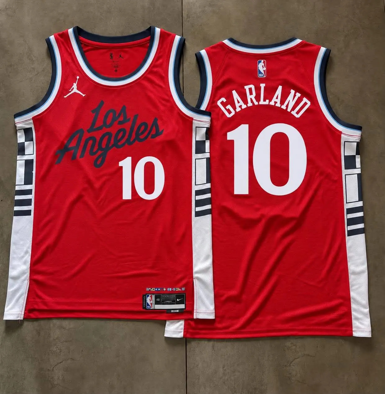 Los Angeles Clippers Darius Garland Red Jersey