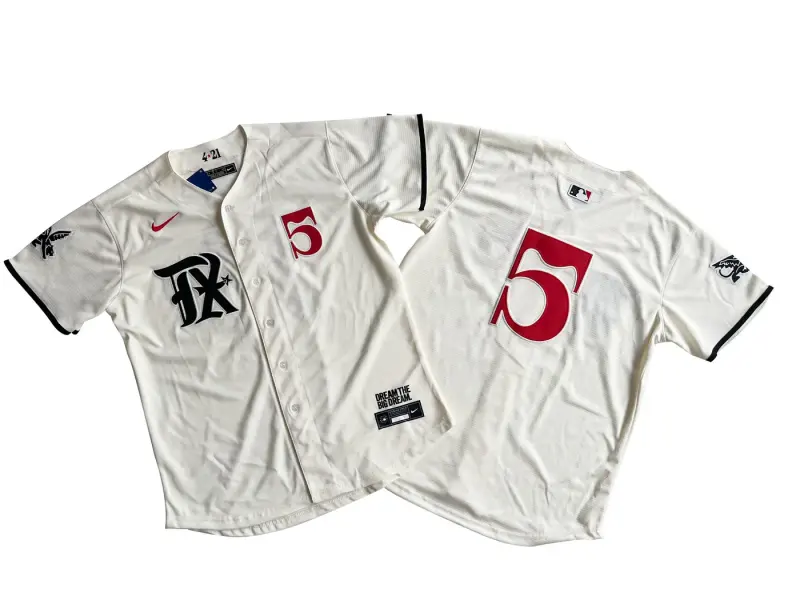 TEXAS RANGERS COREY SEAGER WHITE JERSEY