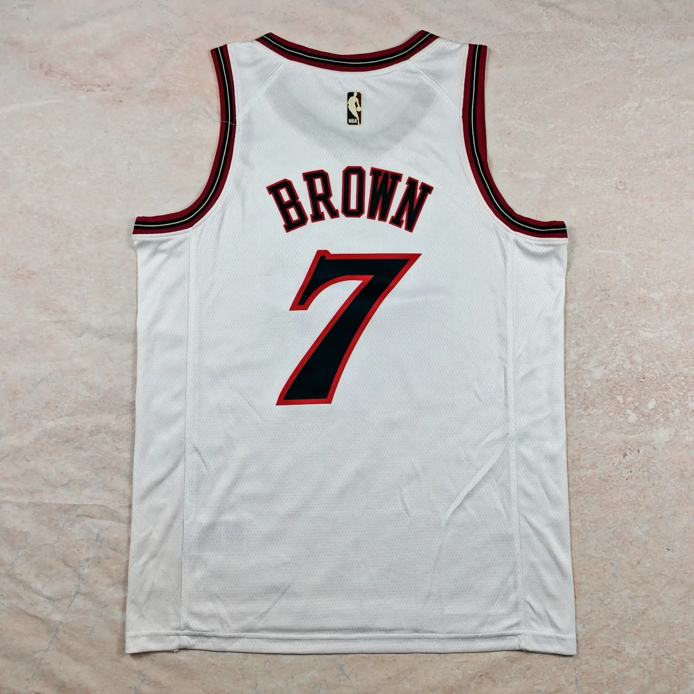 PHILADELPHIA 76ERS JAYLEN BROWN WHITE JERSEY